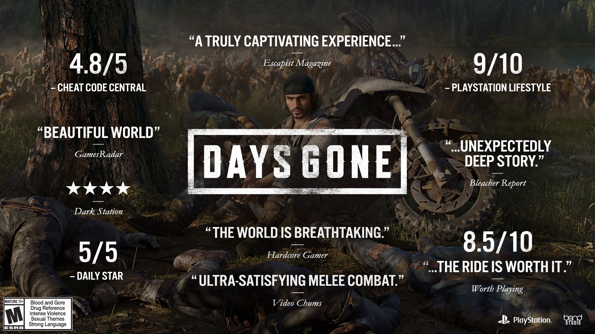 Days Gone Quick Codes