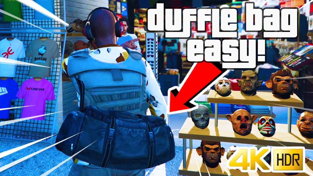 Duffle Bag Glitch Tutorial (GTA V) 1.50