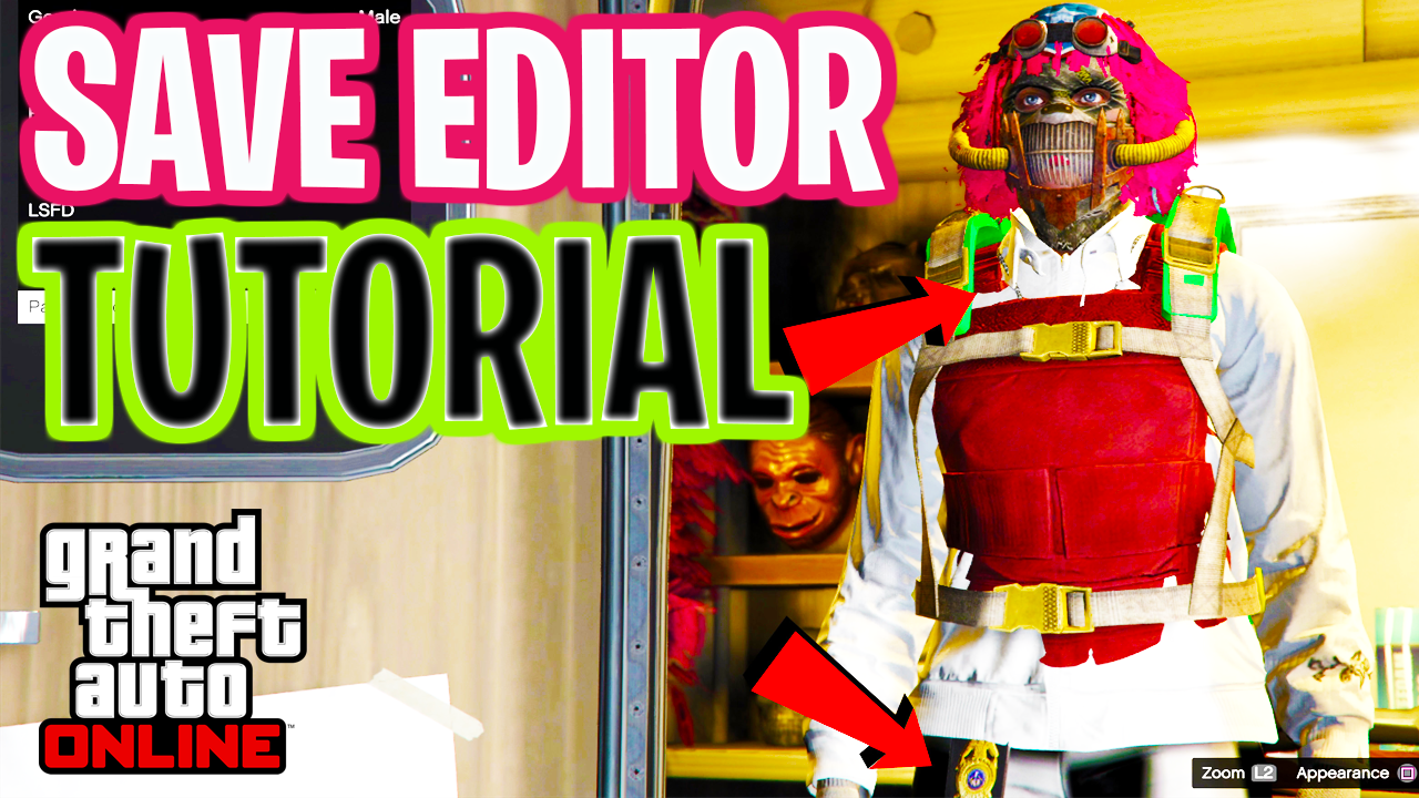 GTA Save Editor Tutorial (How To Make Custom Outfits in GTA Online) 1.50