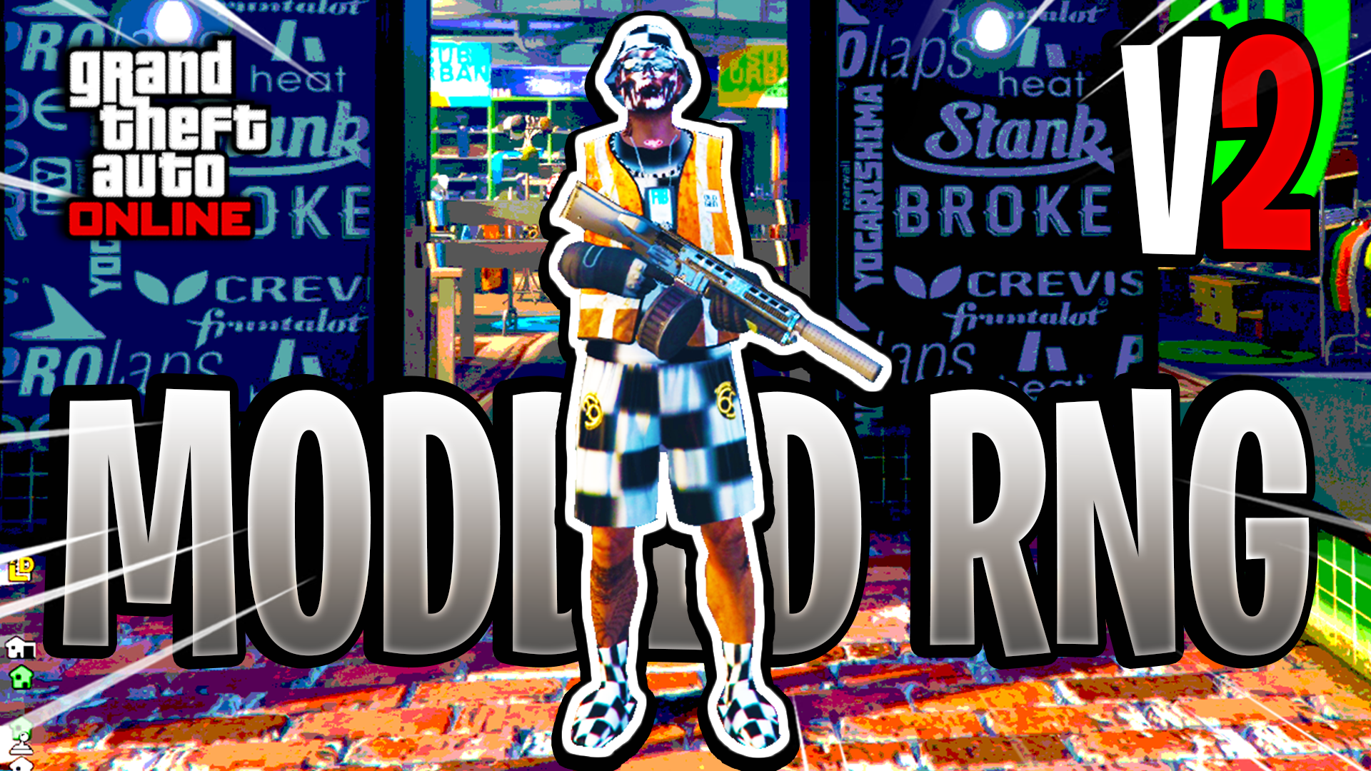 Full Checkerboard Modded Outfit v2 (Keep All Outfits) GTA Online