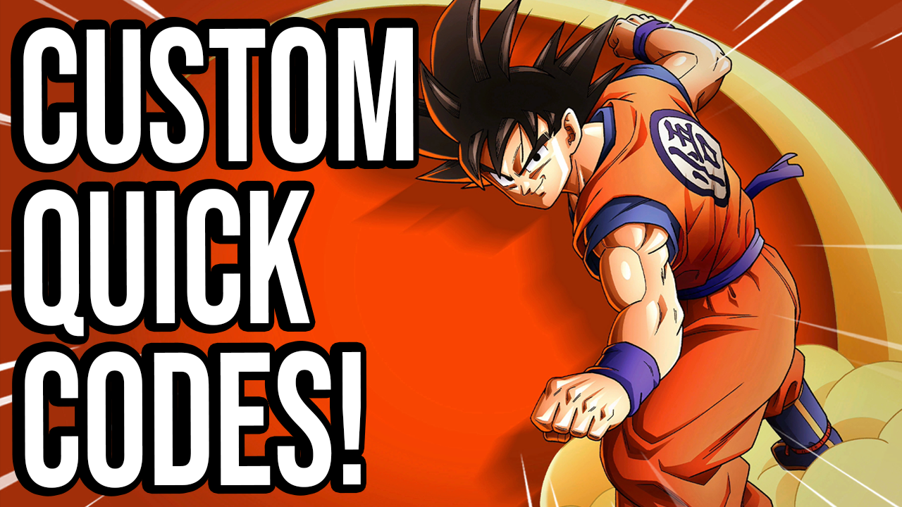 Dragonball Z Kakarot (Save Wizard Quick Codes)