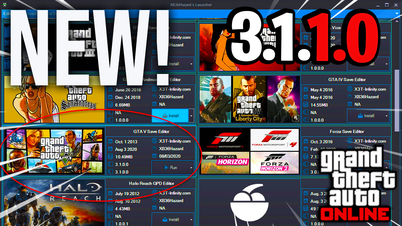 GTA Save Editor 3.1.1.0 Free Download (New)