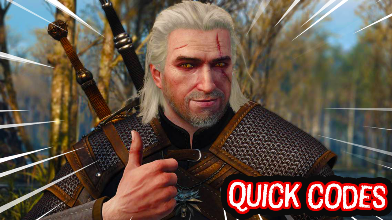 The Witcher 3 (Save Wizard Quick Codes)