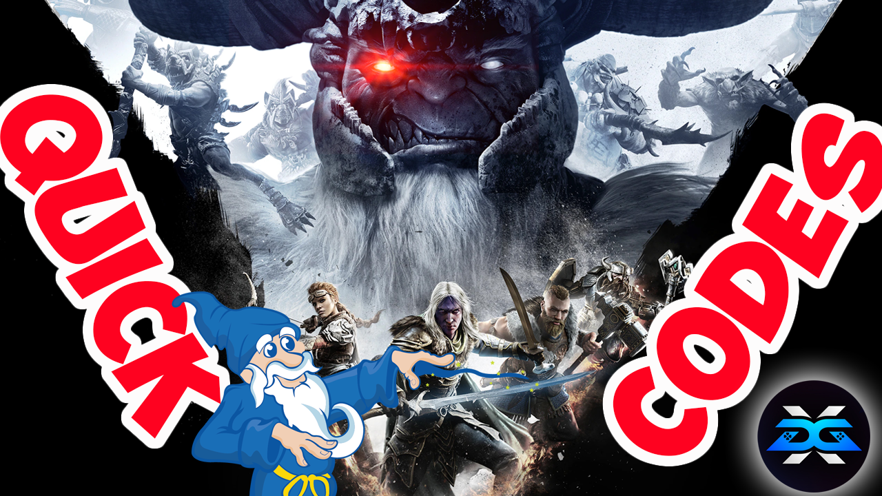 Dungeons & Dragons: Dark Alliance (Save Wizard Quick Codes)