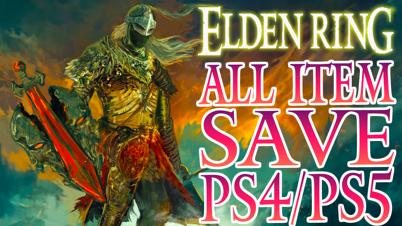 This ELDEN RING (Online) SAVE FILE Has ALL The Items in The GAME! (PC/PS4/PS5)