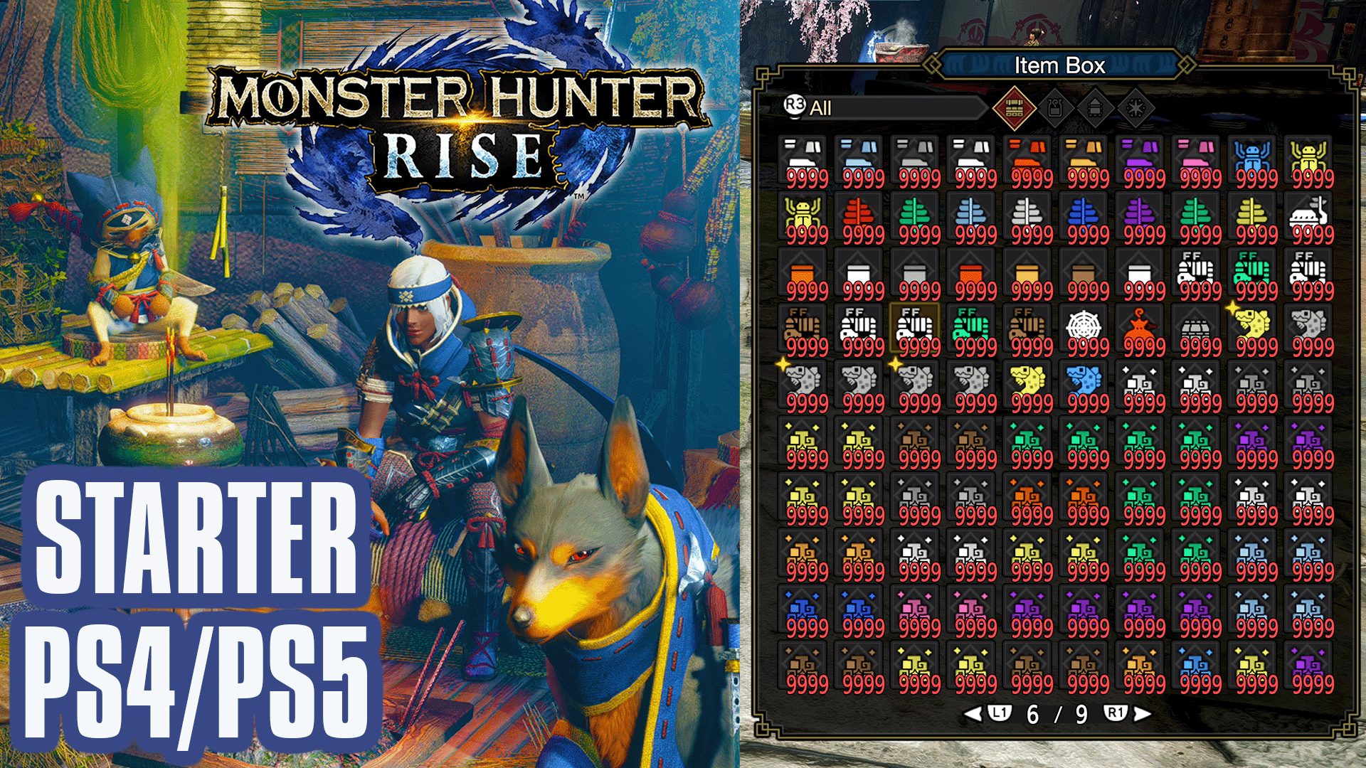 MONSTER HUNTER RISE – XXTREME STARTER SAVE (PS4/PS5)