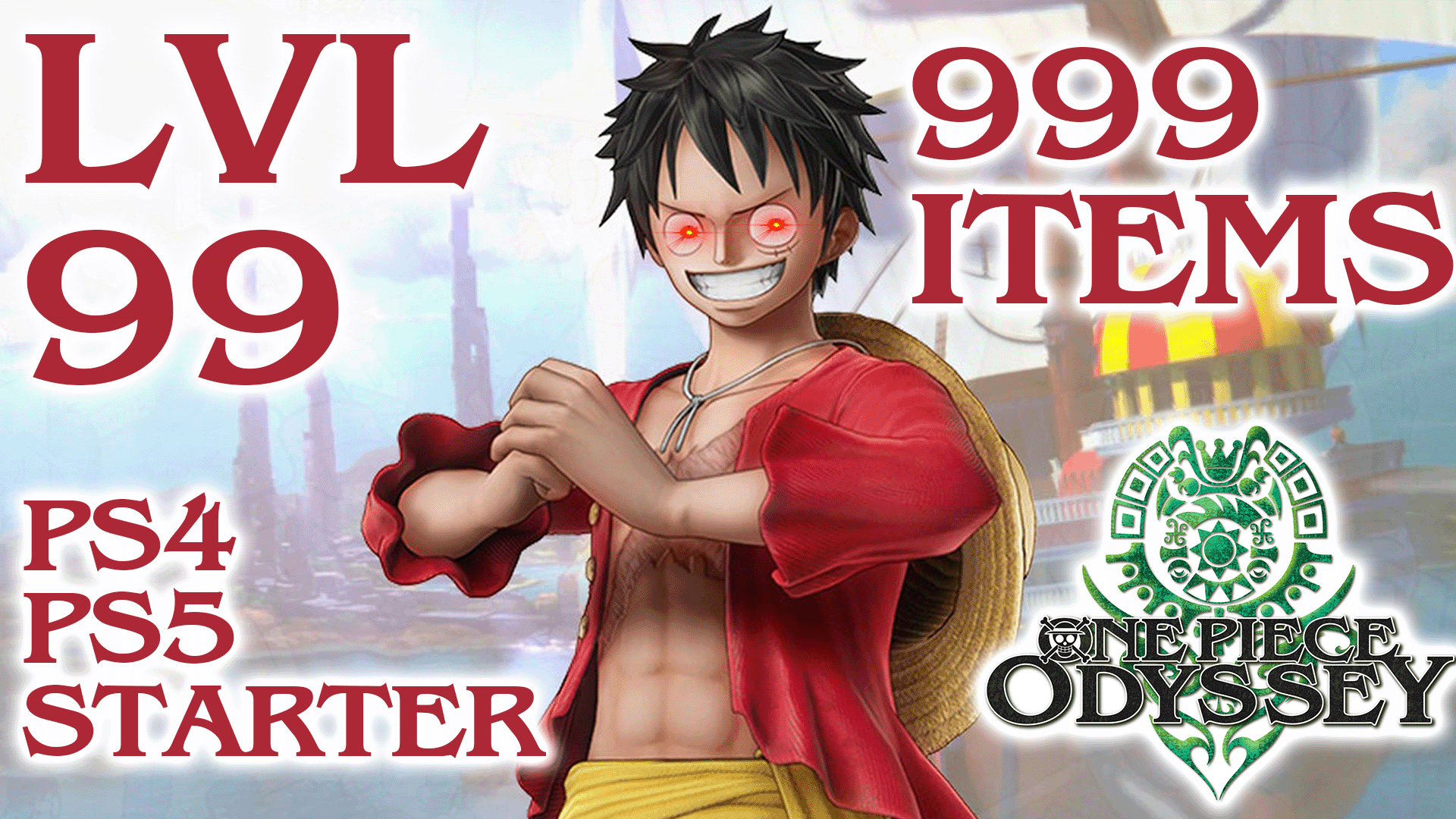 WE FOUND A ONE PIECE ODYSSEY STARTER SAVE FOR PS4/PS5!