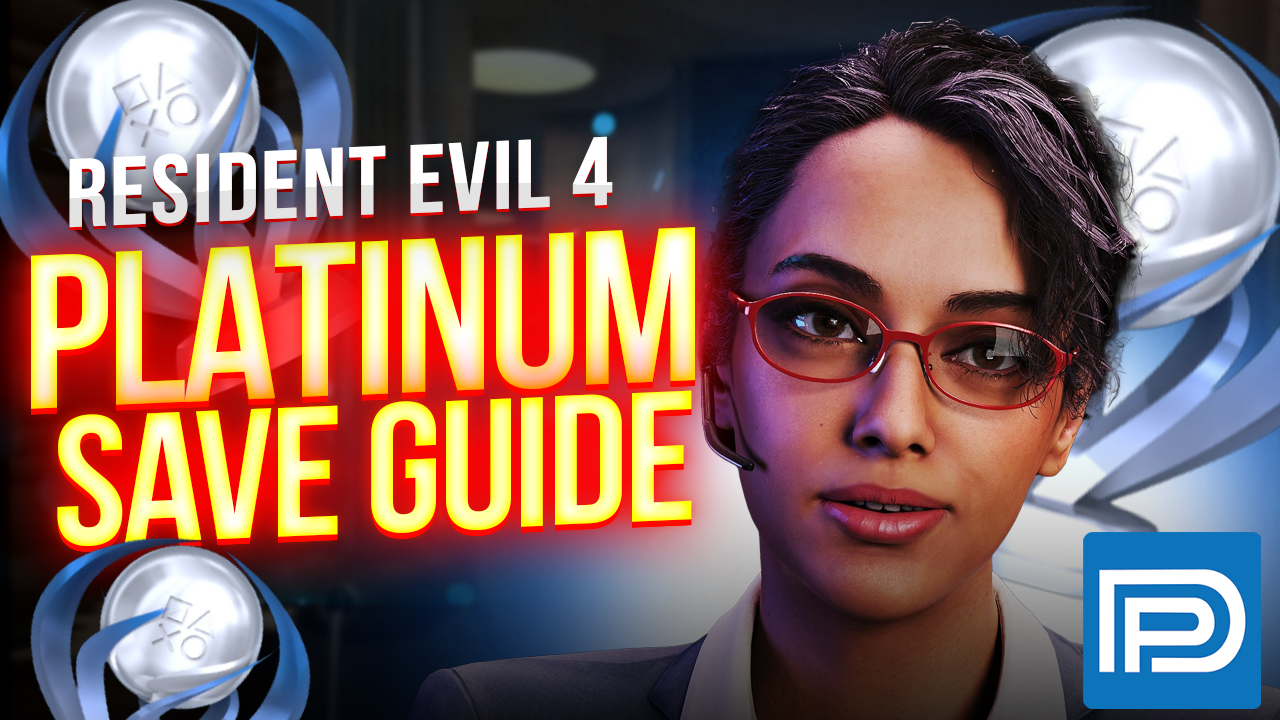 Resident Evil 4 Remake 100% Save Set [All Trophies] PS4/PS5