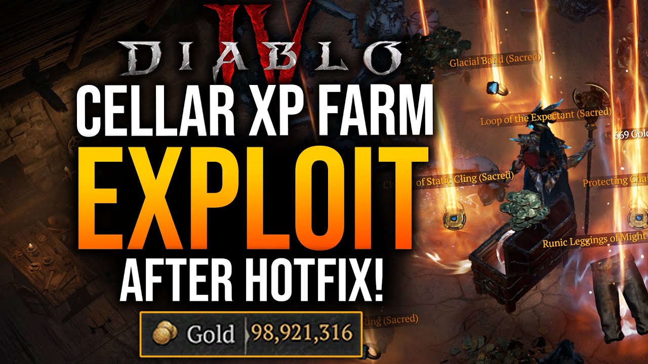 TOP 3 XP and Legendary Farming Exploits in Diablo 4 (Do this NOW)